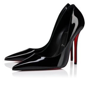 Décolleté Classica in Vernice Nera con Suola Rossa – Miss Z 120