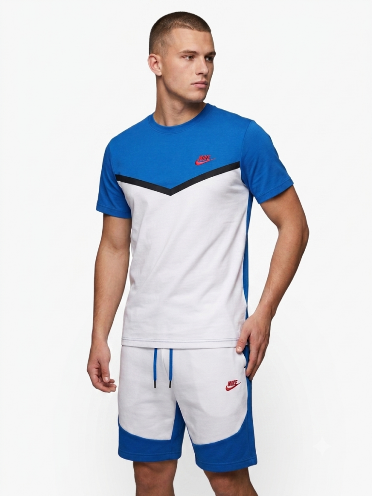 Completo Sportivo T-Shirt e Short in Cotone