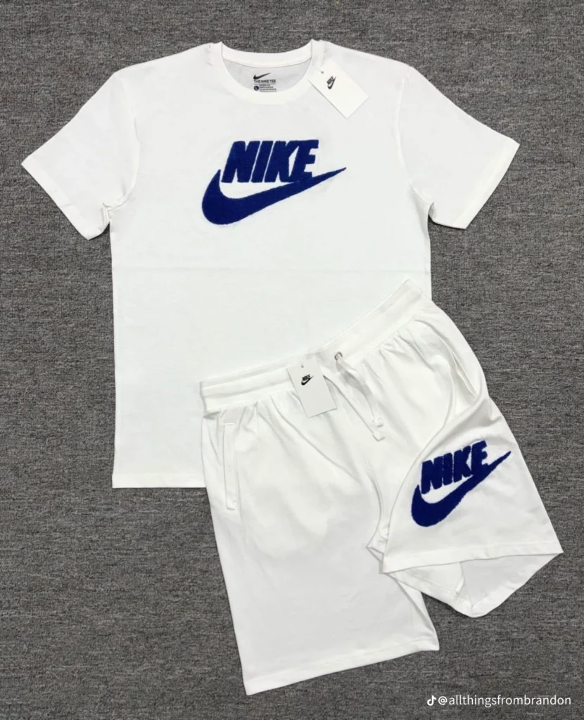 Completo Sportivo T-Shirt e Short in Cotone